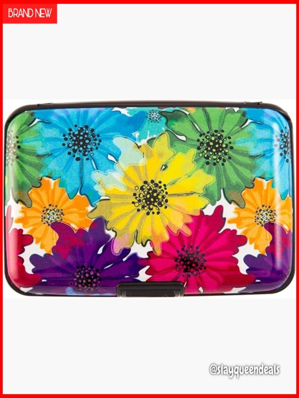 Slim Aluminum RFID Blocking Card Holder Wallet with 7 Slots